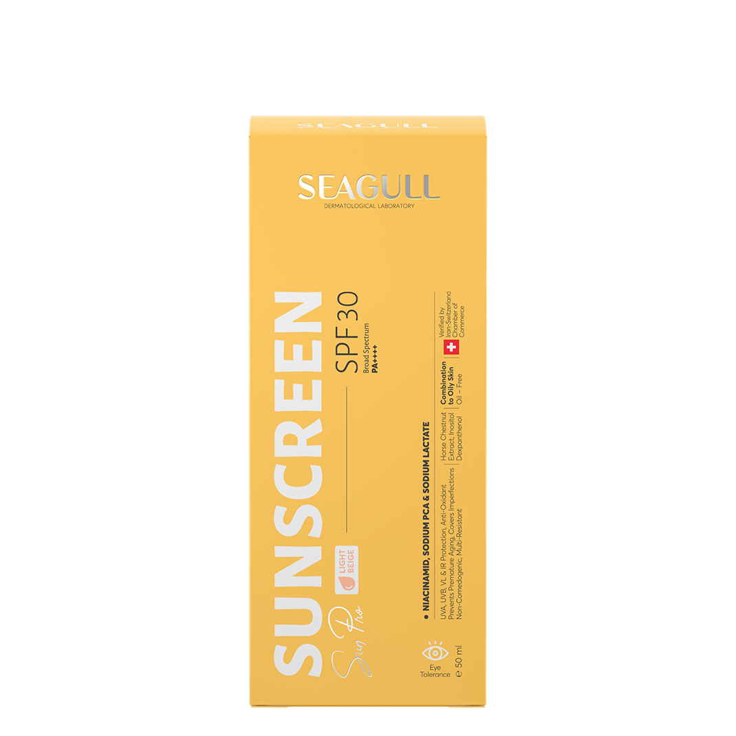 جعبه ضدآفتاب رنگی سی گل با spf30 1