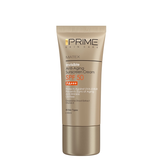کرم ضد آفتاب جوان کننده فاقد رنگ پرایم با SPF 50 حجم 40 میل