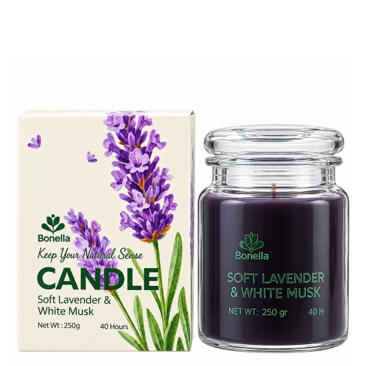 شمع معطر بونلا رایحه لوندر