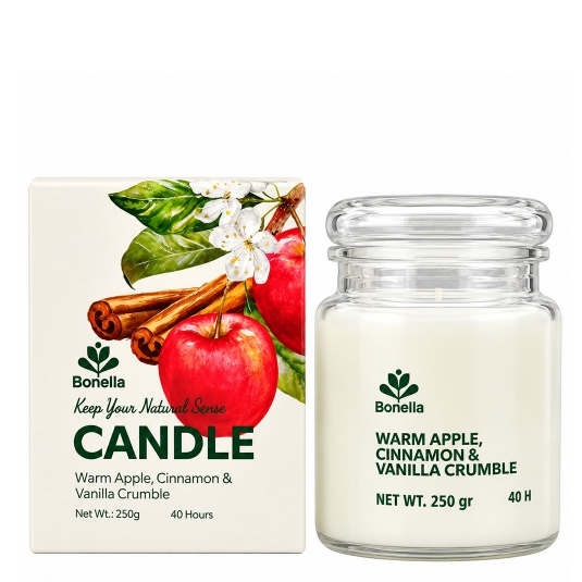 شمع معطر بونلا رایحه کرامبل سیب
