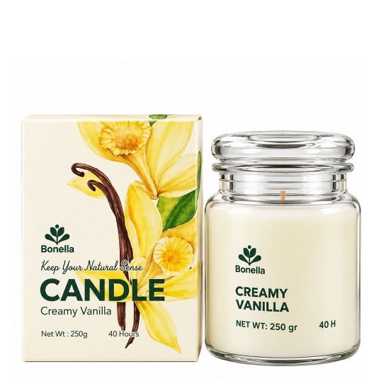 شمع معطر بونلا رایحه وانیل